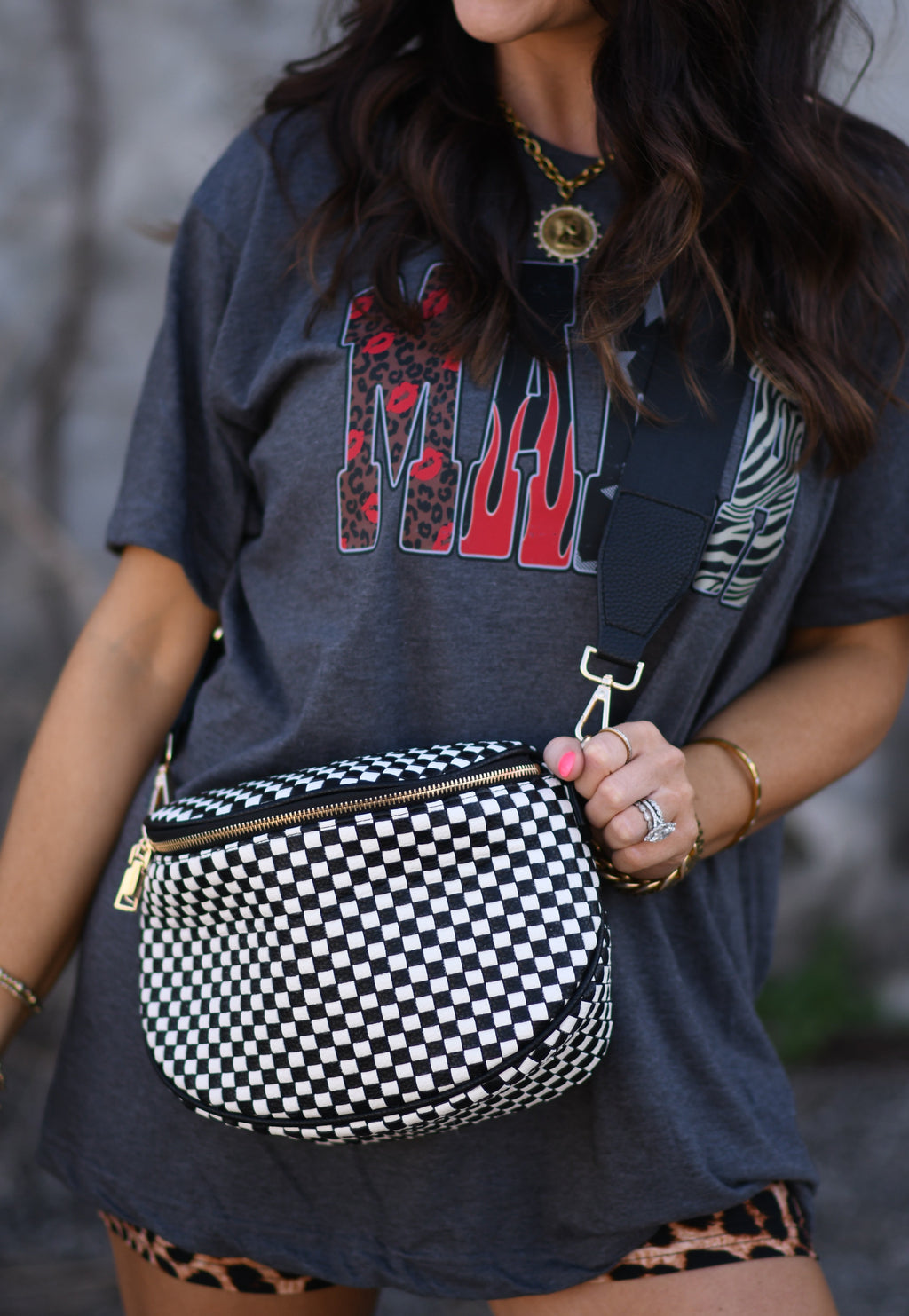 Woven Checkered Crossbody Bag *Pre Order* 22 Colors